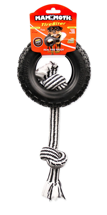 Mammoth Pet Products 43735018: Tirebiter II with Rope Dog Toy, XL